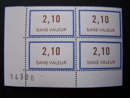 FICTIFS NEUF ** N°F230 SANS CHARNIERE (FICTIF F 230) COIN DE FEUILLE - Fictifs