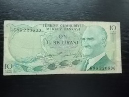 TURKEY - 10 LIRASI - Turquie