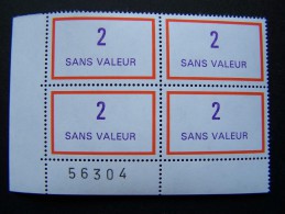 FICTIFS NEUF ** N°F245 SANS CHARNIERE (FICTIF F 245) COIN DE FEUILLE - Phantom