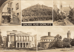 22818- GORLITZ- THEATRE, TOWN HALL STAIRS, TOWER, GARDENS - Goerlitz