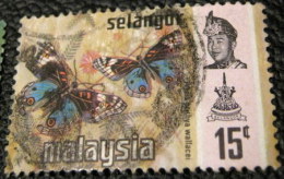 Malaysia 1971 Selangor Butterflies Precis Orithya Wallacei 15c - Used - Selangor