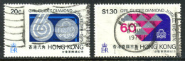 HONG KONG 1976 - Full Set Michel #324-325 Used - Otros & Sin Clasificación