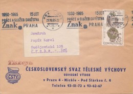 J2995 - Czechoslovakia (1965) Praha 025: Promotional Postmark Machine (stamp: 20h - Olympic Games 1928 Amsterdam) - Estate 1928: Amsterdam