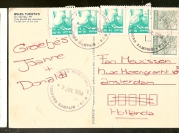 Brazil & Bilhete Postal, Amesterdão, Porto Primavera, Teodoro Sampaio 1984 (81) - Brieven En Documenten