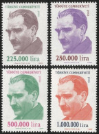 TURKEY 1999 (**) - Mi. 3197-00, ATATÜRK Regular Issue Stamps - Unused Stamps