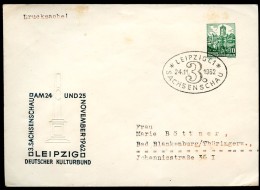 DDR PU13 D2/002b Privat-Umschlag SACHSENSCHAU Leipzig Sost.1962 NGK 15,00 € - Enveloppes Privées - Oblitérées