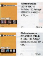 MICHEL Part 1+4 Mittel/Südost-Europa Catalogue 2015/2016 New 132€ A CH Genf Wien CZ CSR HU Kreta SRB BG GR RO TR Cyprus - Material Y Accesorios