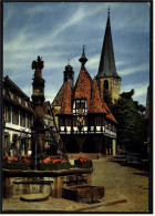 Michelstadt  -  Marktplatz Mit Rathaus Und Michelsbrunnen  -  Ansichtskarte Ca.1980    (4594) - Michelstadt