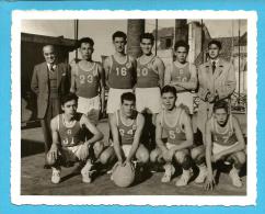 S. L. BENFICA - BASQUETEBOL BASKETBALL BALONCESTO - OLD Photo - PORTUGAL - 2 Scans - Basketbal