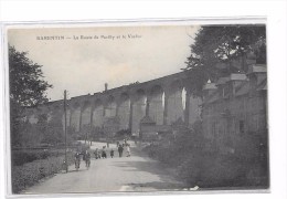 Cpa Barentin ( Seine Inf)   La Route De Pavilly Et Le Viaduc - Barentin