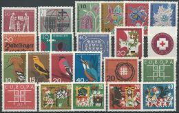 DEUTSCHLAND 1963 Mi-Nr. 390-11 Jahrgang/year Set ** MNH - Jaarlijkse Verzamelingen