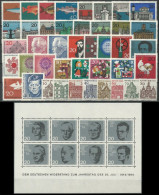 DEUTSCHLAND 1964 Mi-Nr. 412-61 Jahrgang/year Set ** MNH - Jahressammlungen