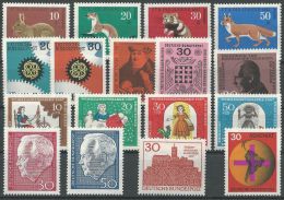 DEUTSCHLAND 1967 Mi-Nr. 529-45 Jahrgang/year Set ** MNH - Jaarlijkse Verzamelingen