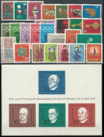 DEUTSCHLAND 1968 Mi-Nr. 546-75 Jahrgang/year Set ** MNH - Colecciones Anuales