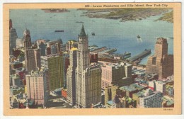 Lower Manhattan And Ellis Island, New York City - 1947 - Ellis Island