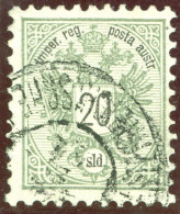 Österreich Levante 1883 Mi#12B Zähnung 10 Gestempelt - Oriente Austriaco