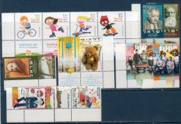 Israele / Israel  2003 -- Lotto Serie Con Tab -- ** MNH / VF - Unused Stamps (with Tabs)