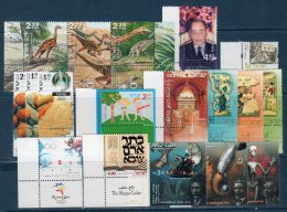 Israele / Israel  2000 -- Lotto Serie Con Tab -- ** MNH / VF - Unused Stamps (with Tabs)