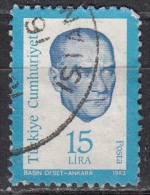 Turchia, 1983 - 15l Kemal Ataturk - Nr.2263 Usato° - Oblitérés