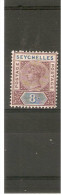 SEYCHELLES 1890 8c Die I  SG 3 LIGHTLY MOUNTED MINT  Cat £20 - Seychellen (...-1976)