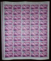 Italia 1956 -- Posta Aerea N°153 Soprastampato -- **MNH/VF - Hojas Completas