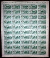 Italia 1954 -- 60° DEL TOURING CLUB -- **MNH/VF - Hojas Completas