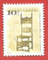 UNGHERIA USATO - 2001 - Mobili Antichi - Chair 17th Century - 10 Ft - Michel HU 4561II - Used Stamps