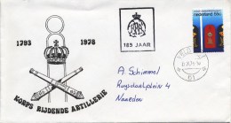 Veldpost - 185 Jaar Korps Rijdende Artillerie (1978) - Met Adres / Open Klep - Storia Postale