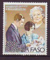 BURKINA FASO. 1985. YT PA 281 **. 85° Anniversaire De La Reine-mère Elizabeth - Burkina Faso (1984-...)