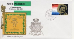 FDC Korps Mariniers (1979) - Blanco / Open Klep - Lettres & Documents