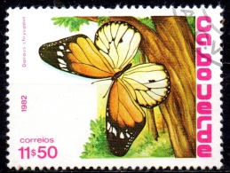 CAPE VERDE 1982 Butterflies - 11e.50 - "Danaus Chrysippus" FU - Cap Vert