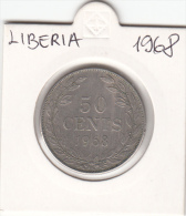 LIBERIA  50  CENTS  1968  COIN - Liberia