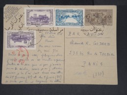 FRANCE-GRAND LIBAN-Entier Postal De Beyrouth Pour Paris En 1945 Avec Censure  Rare  à Voir Lot P7087 - Briefe U. Dokumente