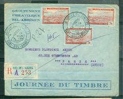 Lsc Journée Du Timbre Sidi-Bel-Abbes 15/03/1947  - Ac8719 - Lettres & Documents