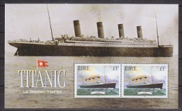 Ireland 1999 Titanic M/s ** Mnh (22598) - Blocs-feuillets