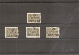 Turquie ( 602 X -MH- 3 Timbres Avec Surcharges Très Déplacées à Voir) - Unused Stamps