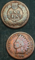 M_p> Stati Uniti 1 Cent 1890 Indian Head - 1859-1909: Indian Head