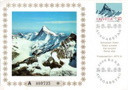 SUISSE. N°753 De 1965 Sur Carte Maximum. Montagne. - Berge