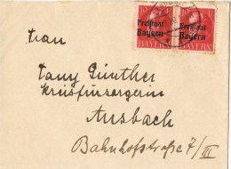 13471. Carta LANDSHUT (Bayern) 1920. Friestaat Bayern - Lettres & Documents