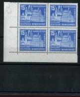 - SARRE 1957/59 . TIMBRES DE 1958 . NEUFS  SANS CHARNIERE . BLOC DE 4 BORD DE FEUILLE . - Ongebruikt