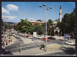 1981 SARAJEVO / Mosque Minaret - YUGOSLAVIA - BOSNIA - Volkswagen Beetle - Islam