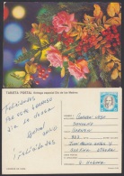 1988-EP-29 CUBA 1988. Ed.144j. MOTHER DAY SPECIAL DELIVERY. POSTAL STATIONERY. ROSAS. ROSES. FLORES. FLOWERS. USED. - Lettres & Documents