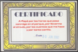 1998-EP-40 CUBA 1998. Ed.16l. FATHER'S DAY. SPECIAL DELIVERY. POSTAL STATIONERY. DIA DEL PADRE. CANCELADA. USED. - Cartas & Documentos