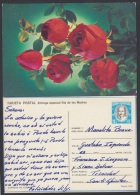 1988-EP-44 CUBA 1988. Ed.144c. MOTHER DAY SPECIAL DELIVERY. POSTAL STATIONERY. ROSAS. ROSES. FLORES. FLOWERS. USED. - Covers & Documents