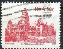 1987 Sud Africa - Edifici Pubblici - Used Stamps
