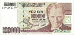 TURQUIE - 100000 Lira 1970 UNC - Turchia