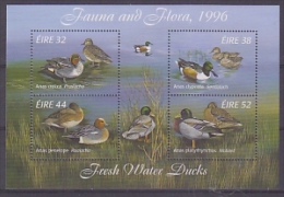Ireland 1996 Fauna & Flora M/s ** Mnh (22611) - Hojas Y Bloques