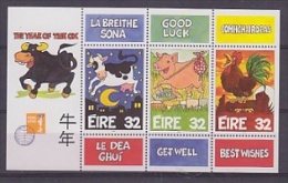 Ireland 1997 Year Of The Ox  M/s ** Mnh (22614) - Blokken & Velletjes