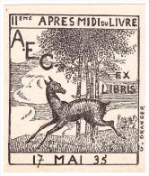 Ex Libris IIe Après Midi Du Livre 17 Mai 1935 (PPP227) - Exlibris
