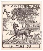 Ex Libris IIe Après Midi Du Livre 17 Mai 1935 (PPP227) - Ex-libris